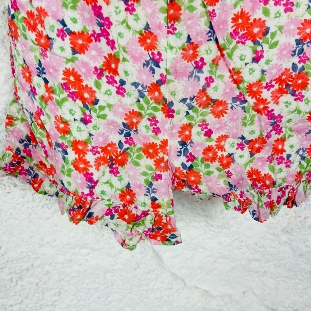 Gymboree colorful cotton Floral romper size 2T